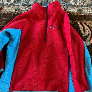 Kids Red and Blue Fleece Jacket HLR